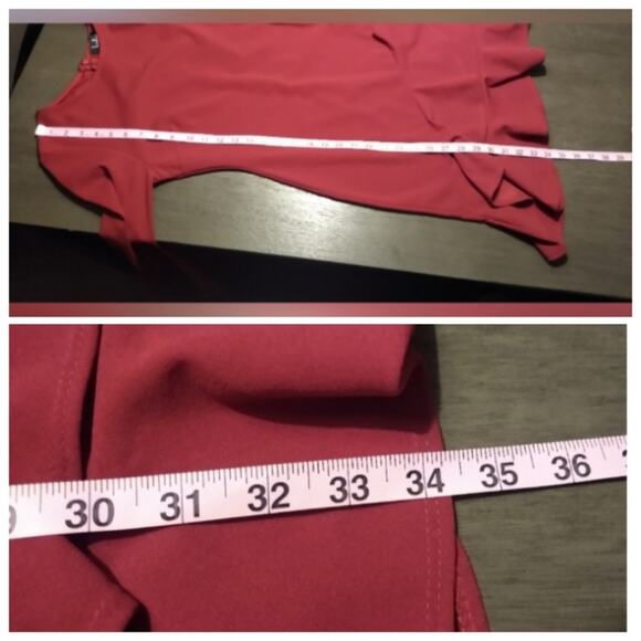 Lulus Sensational Statement Red Ruffled Bodycon Dress Size Small - Picture 6 of 16